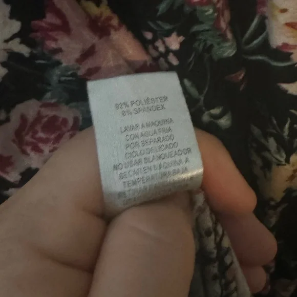 Above Knee Floral Dress 3x - Picture 6 of 6